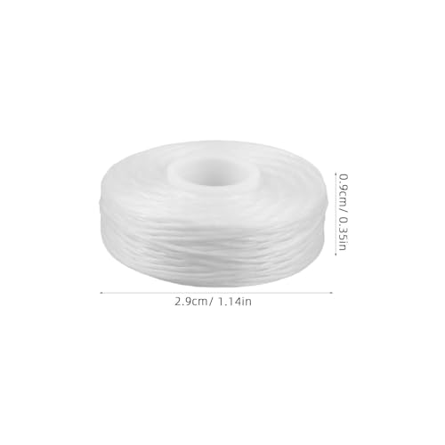 BELLIFFY Replacement Polyester Dental Floss Thread Refill for Teeth Cleaning and Braces, Break-Resistant Oral Care Floss Spool for Reliable Interdental Cleaning, Compact and Portable Design