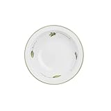 Farbe: weiß, grün La Porcellana Bianca 6-teiliges Porzellan-Menüservice \