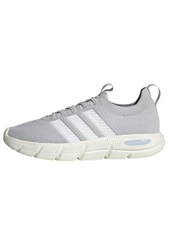 adidas Women's Cloudfoam Flex - Slounge, Solid Grey/White/Halo Blue, 8