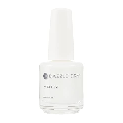 Dazzle Dry Step 4 - Mattify Top Coat, Fast Drying, 0.5 oz (15 ml)