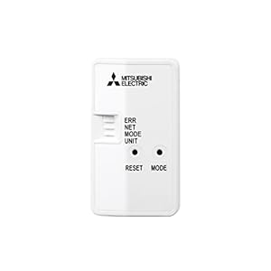 Mitsubishi Electric MAC-587IF-E WLAN-module voor vaste airconditioning, afstandsbediening via smartphone-app Melcloud, compatibel met Amazon Alexa en Google Home, wit