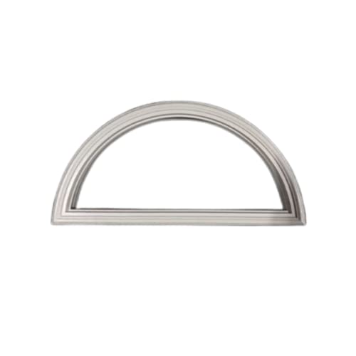 22 x 10 Entry Door Round Top Insert (1 Lite Frame ONLY) Yellow,White