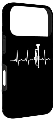 Trompette Heartbeat Trompette Joueur Musique Jazz Cadeau Coque pour iPhone 17 Pro – vue 3
