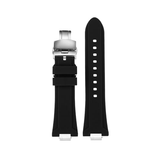 [RWUXCYNTP] Tissot 1853 �X�[�p�[ �v���[���[ PRX �V���[�Y T137.410/T137.407 �V���R�����v�o���h�A�����Y ���C�Y�h �V���R�� �X�g���b�v T137 ���v�p(A-Black-silver)