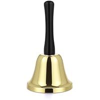 VABNEER Campana de Mano de Metal - Campanilla de Mesa para