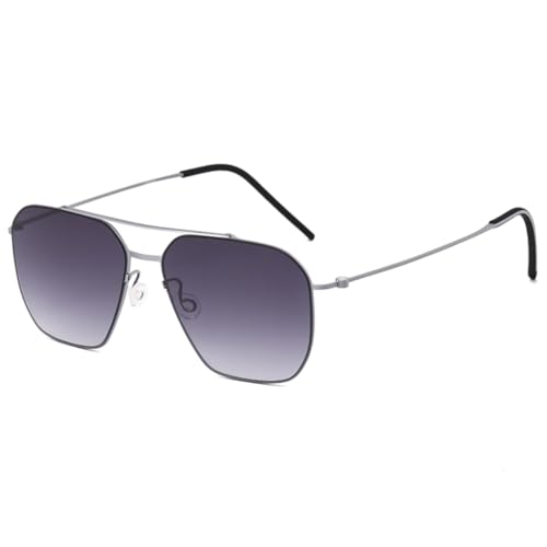 Lunettes de soleil rétro légères aux finitions soignées et élégantes