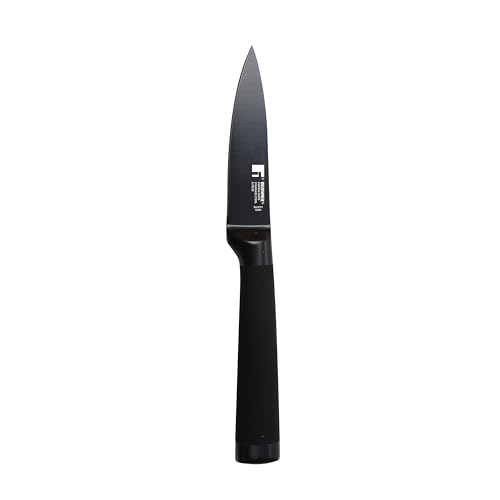 BERGNER Black Blade Cuchillo, Acero Inoxidable, Negro, Pelador