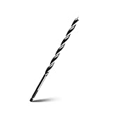 1/2" x 10" Auger Drill Bit for Wood, Hex Shank Tri Flute Ship Auger Long Drill Bit for Soft and Hard Wood,Tree Stump,Plastic,Drywall and Composite Materials