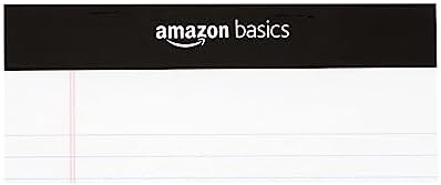Amazon Basics Narrow Ruled Lined Writing Note Pad, 5 inch x 8 inch, White, 12 Count (12 Pack of 50 pages) - View 6