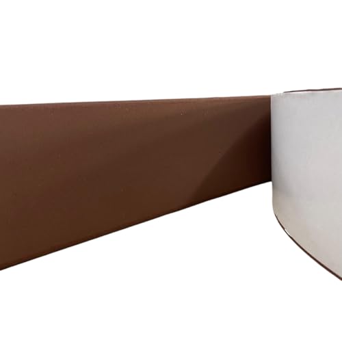 Moldura Guarnição Rodameio Eva Autocolante Saturno 10cmx5mm 5 Metros (Marrom)