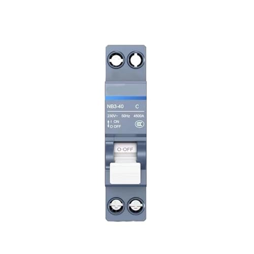 Disyuntor 1P+N AC 230/400V 25A de carril DIN e interruptor de aire modular