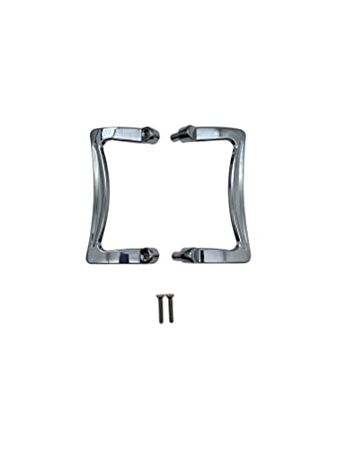 Crl Chrome Tub Enclosure And Sliding Shower Door Handle Set #TOP4