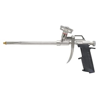Qjaiune PU Spray Foam Gun Sealant Application Gun, Spray Insulation Expanding Foam Gun Applicator, Heavy Duty Dispensing Caulking Gun for Filling Sealing Windows Gap