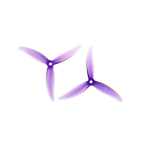 Hélices 5130 5.1 pouces violettes pour réparer un drone FPV après un crash