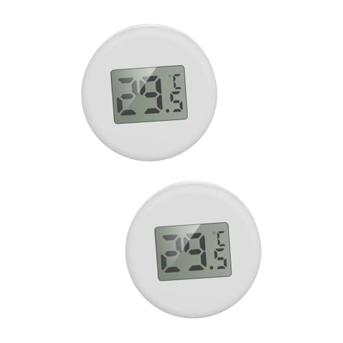 BESPORTBLE 2 Pcs Aquarium Thermometer Fish Tank Thermometer Digital for Fish Tank Submersible Type with Strong Suction Cup