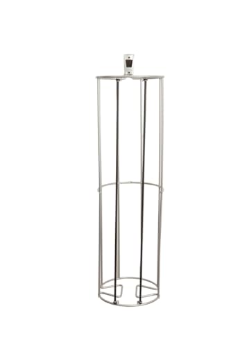 Image of Rubbermaid Garage FastTrack Vertical Ball Rack Satin Nickel Wall Mounted Storage System Holds up to 50 pounds for Home /Garage Silver
