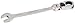Williams 1224RCF 3/4-Inch Flex Head Reversible Ratcheting Comb Wrench, 12 Point