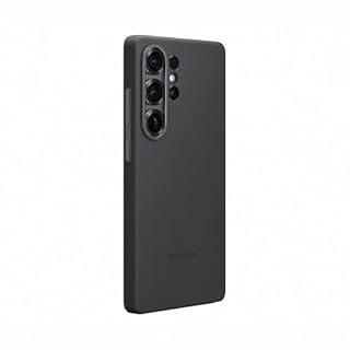 Samsung Silicone Case cover morbida in silicone per Galaxy S25 Ultra, Black