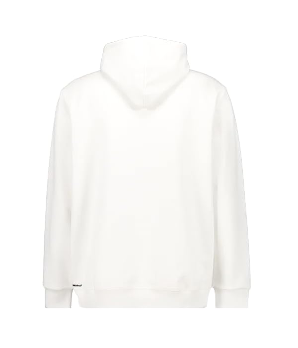 Padel Pro Shop Sudadera de Algodón Orgánico Blanco con Relieve 2025, Capucha y Bolsillo