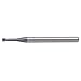 Thread Milling Cutter 3 Tooth Metric 60° Tungsten Steel CNC Hand Tool M4x0.7xD4x50 Cutting Tools, Helical Flute Thread Mills