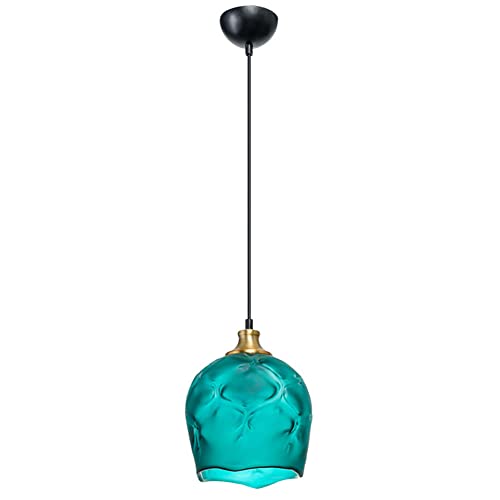 Lampe salle à manger suspendue en verre gain de place