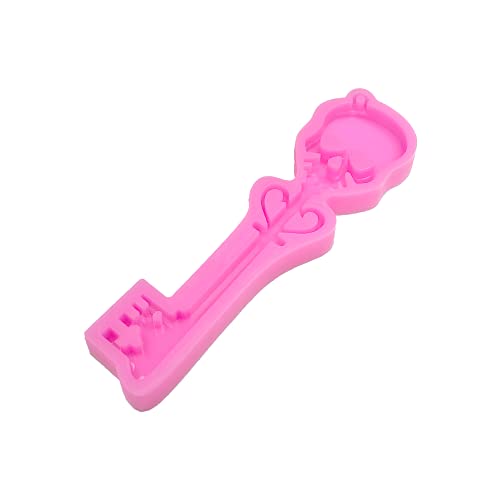 Shiny Glossy Halloween Skull Key Skeleton Key Shape Silicone Molds For Diy Craft Keychain Polymer Clay Mold Necklace Epoxy Pendant Jewellery Resin Crafting Making Cake Decoration Fondant Mould #TOP1