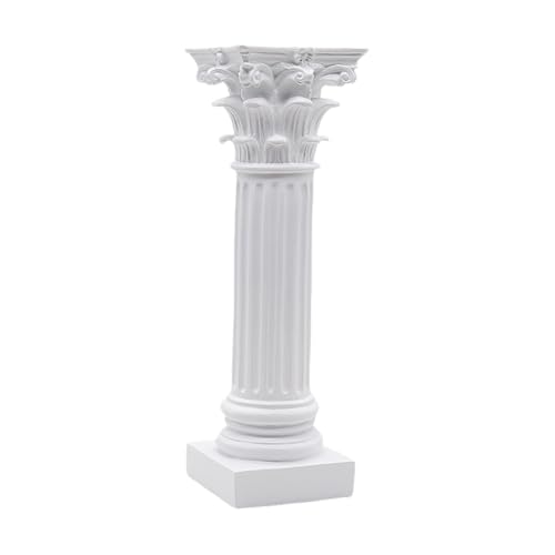 YOYUMI Scultura Modello Architettonico Del Tempio Greco Antico, Ornamenti Di Colonne Romane, Ornamenti Decorativi, Pilastri In Gesso, Sculture In Resina