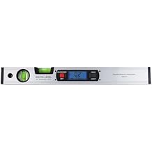 360 Digital Long Level Inclinometer Angle Finder Ruler Protractor 42cm with Magnets/Backlight/Vertical & Horizontal Spirit Bubble for Construction Carpenter Craftsman Renovation Home Professional