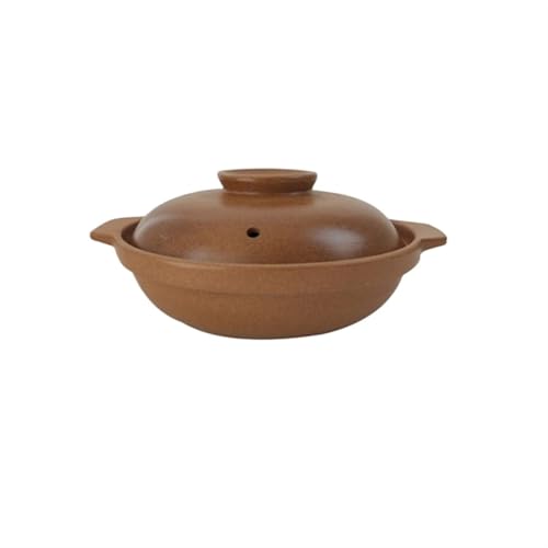 Unglazed Ceramic Stock Pot for Gas Stoves
