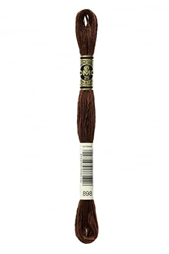 Dmc Stranded Cotton Embroidery Thread 898 - Per Skein #TOP22
