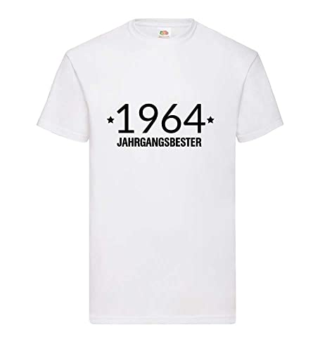 T-shirt 1964 homme blanc XXXL fini les hauts trop courts qui serrent