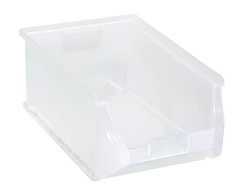 Allit 456264 ProfiPlus Box 5, transparent Stapelsichtbox, PP, V: 23 L,Lagersichtbox, Sichtbox, Lagerbox, stapelbar