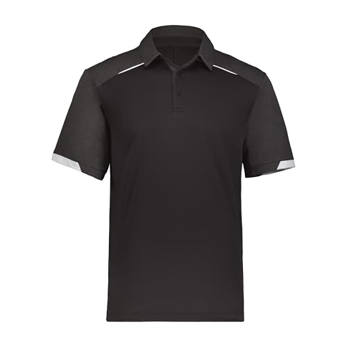 Russell Athletic Men's Legend Polo Shirt, Moisture-Wicking Performance, Classic Fit
