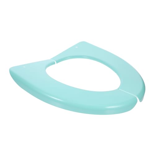 OATIPHO 2 Piezas Asiento de Inodoro Portátil para Entrenamiento Tapadera de Wc para Bebés y Adultos Acolchado de Plástico para y Casa Verde