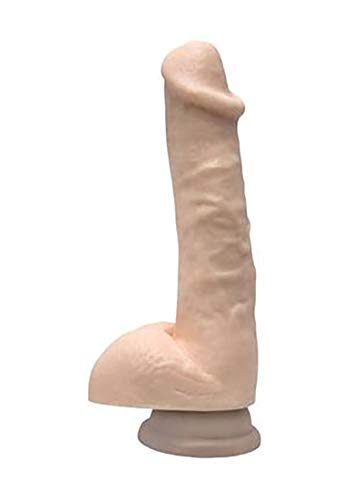 6Inch The Professor, Charles, Light Lifelike Soft Dildos Realistic Dong with Power Suction Cup for Beginners’ Hands-Free Play & strapon, Curved Shaft and Balls, Best Sexual Toy