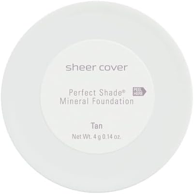 Sheer Cover – 플로리스 페이스 키트 – 퍼펙트 쉐이드 미네랄 파운데이션 - 컨실링 & 브라이트닝 하이라이트 트리오 - 무료 파운데이션 브러시 및 컨실러 브러시 포함 - 탠 쉐이드 - 4피스 — 사진 4