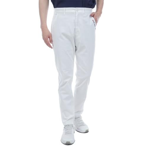 [アンパスィ] ロングパンツ メンズ ゴルフウェア ams5015e1 LL(LL) ホワイト(10)