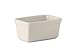 Tuxton BEQ-0452 Vitrified China Long Sugar Packet Holder, 4-1/2", Eggshell (Pack of 12),