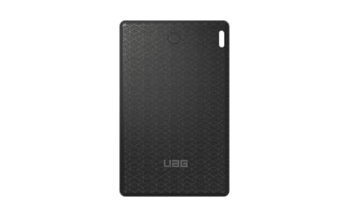 UAG Metropolis Tracker Card - Mfi Certified Slim Finder Wireless Rechargeable Compatible with iOS & Android Find My App, Tracker for Wallet Luggage Passport, Black/Micro Hexagon