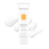 【Amazon限定】Cell Fusion C（セルフュージョンC）ダーマリリーフサンスクリーン 50ml SPF50+ PA++++ [ 100%ノンケミカル 赤ちゃんから大人まで 紫外線吸収剤不使用 敏感肌 ブルーライトカット 韓国コスメ ]