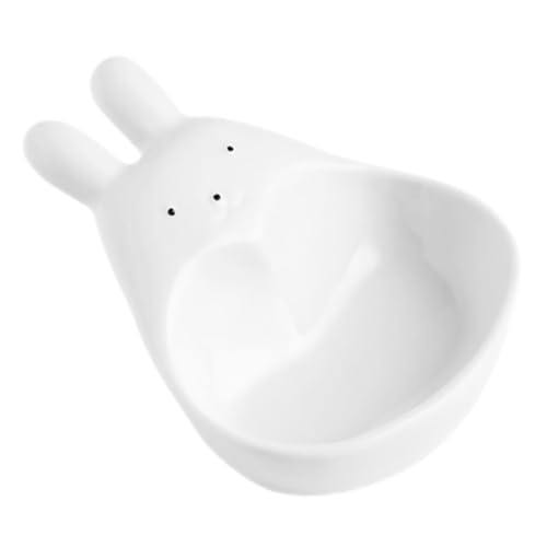 Cabilock Plato De Salsa De Conejo Plato Para Mojar De Dibujos Animados Cuencos Para Mojar De Cerámica Para Servir Salsa y Condimentos Cocina o Mesa