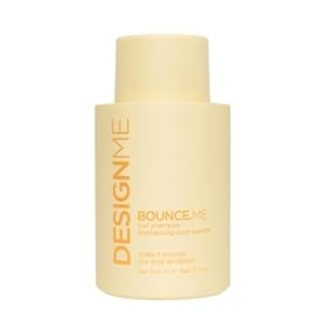 DESIGNME BOUNCE.ME Curl Shampoo with Argan Oil and Anti-frizz formula | Extra Nourishment and Protection | Provides Moisture Curl and Shine for Curly Hair