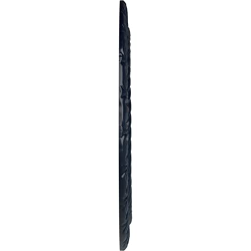 Image of Ekena Millwork CM10CLMDF 10-5 /8 inch x 5-3 /4 inch x 1 /2 inch Claremont Ceiling Medallion, Midnight Dream