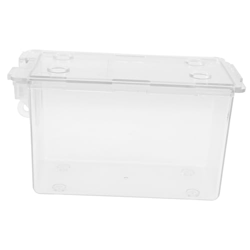 FAVOMOTO Sealing Box Waste Card Box Poker Cards Storage Case Candy Metal Jars Playing Card Storage Game Storage Large Container Storage Boxes with Lid Playing Case Jewelry Organizer Acrylic