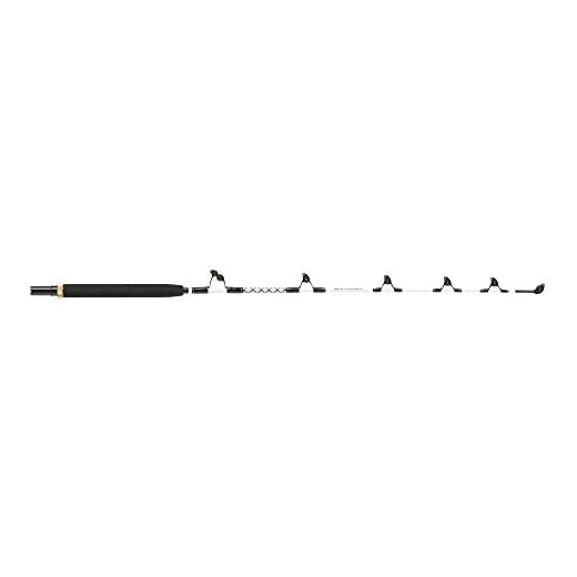 PENN Battalion Drifting Rod - Alluminium Reel Seat, Bent Butt, ALPs RX Roller Guides, Saltwater Big Game Boat Fishing Rod for Big Shark, Bluefin Tuna