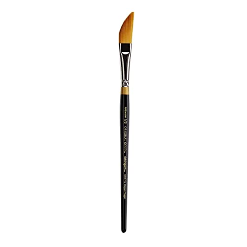 KINGART Premium Original Gold 9800 Series 6 pc. Dagger Striper Brush Set, Synthetic Golden Taklon Hair for Acrylic, Watercolor & Oil, Short Handle, 6 Sizes: 1/8, 1/4, 3/8, 1/2, 5/8, 3/4" by KINGART - Image 7