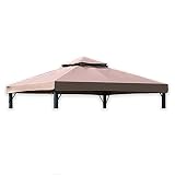 Sunshine Outdoor 10'x13' - Fit Replacement Gazebo Canopy Top for The Gazebo with Slot - Waterproof C