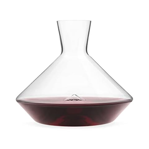 Josephinenhütte - JOSEPHINE Decanter - Brilliant - Hand blown decanter - This crystal glass decanter is designed for 0.75l wine bottles. Cover