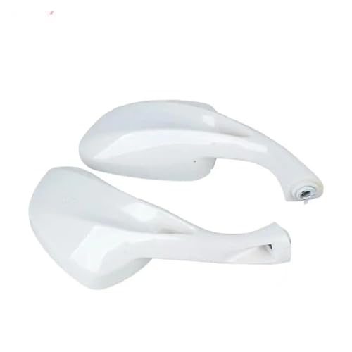 Espejos retrovisores de 8mm motocicleta scooter AN125cc recambio de retrovisor HJ125T-7 blanco