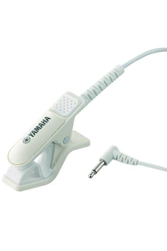 Yamaha TM-40IV Tuner Microphone Ivory Clip Type Tuner Microphone for Easy Removal